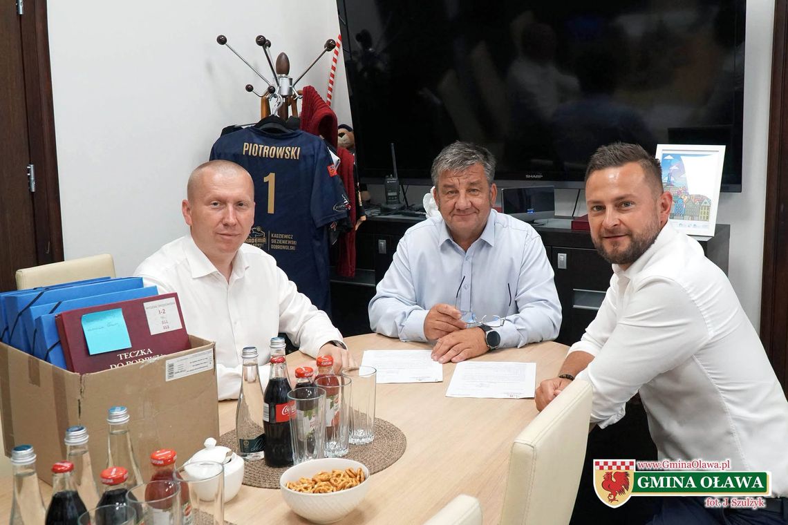 Spotkali się u wójta w sprawie obwodnicy Spotkali się u wójta w sprawie obwodnicy