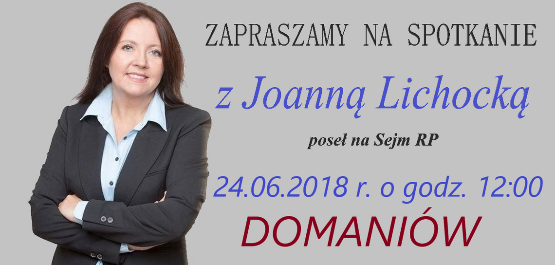 Spotkanie z Joanną Lichocką