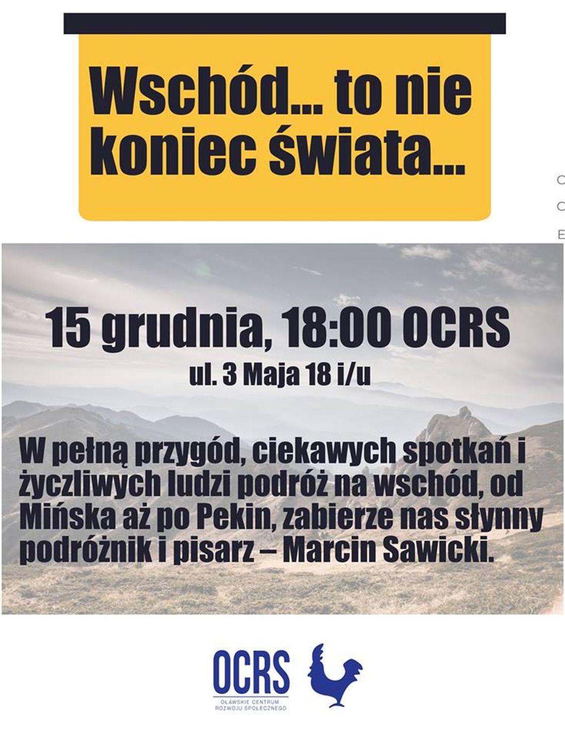 Spotkanie z podróżnikiem i pisarzem