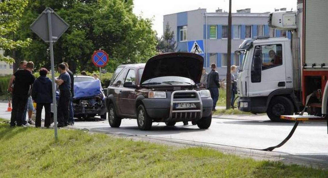 Stłuczka na Oławskiej