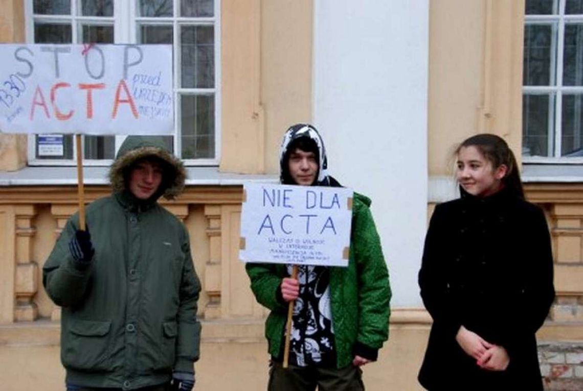 Stop dla ACTA w Oławie