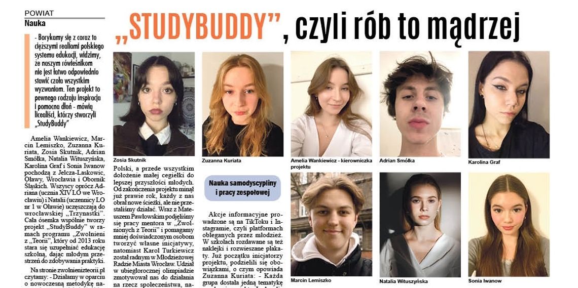 "StudyBuddy", czyli rób to mądrzej