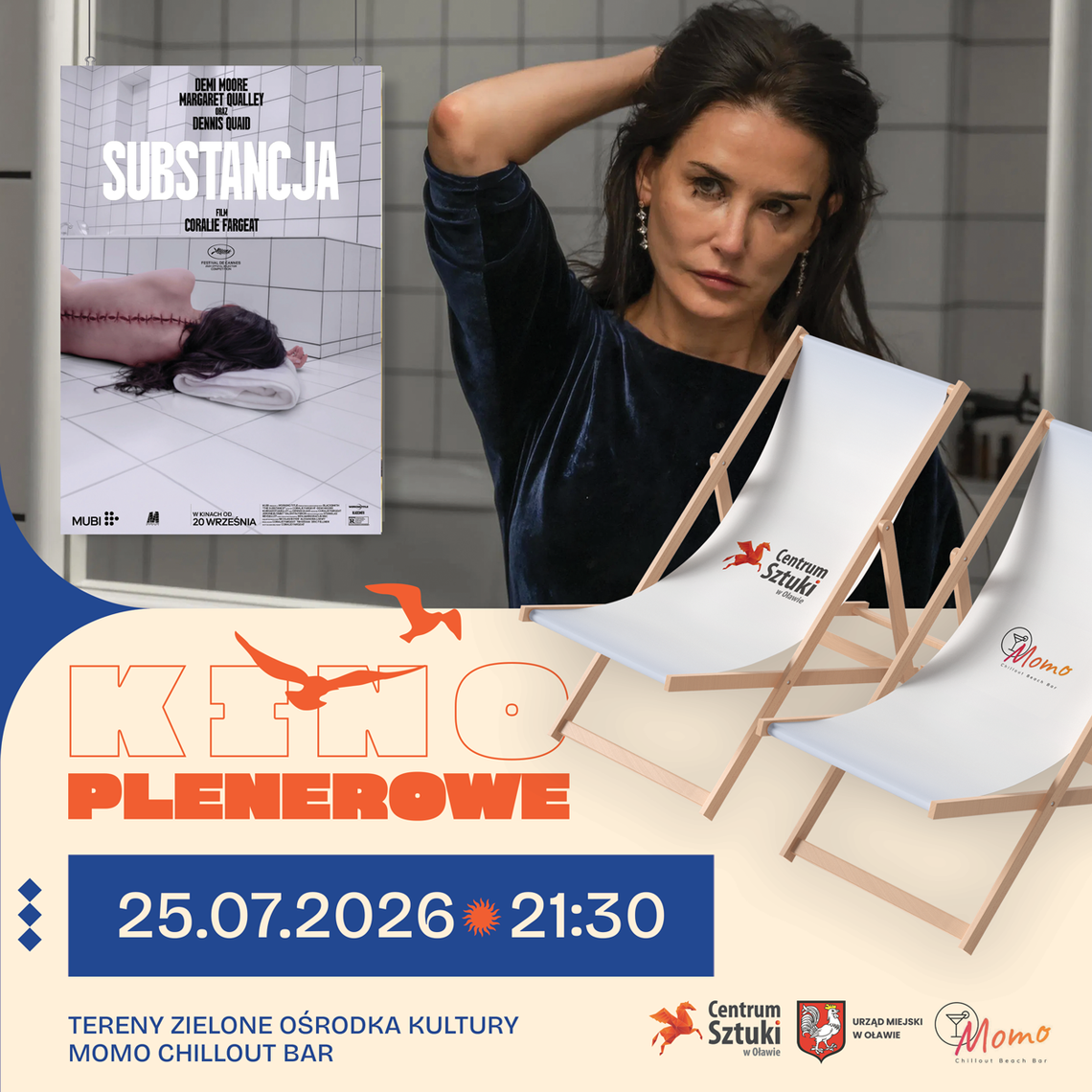 “Substancja” w kinie plenerowym “Substancja” w kinie plenerowym
