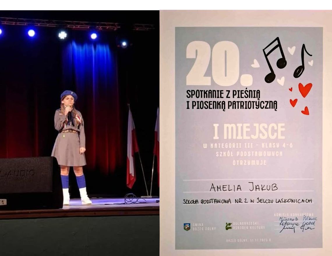 Sukces Amelki Jakób razy dwa!