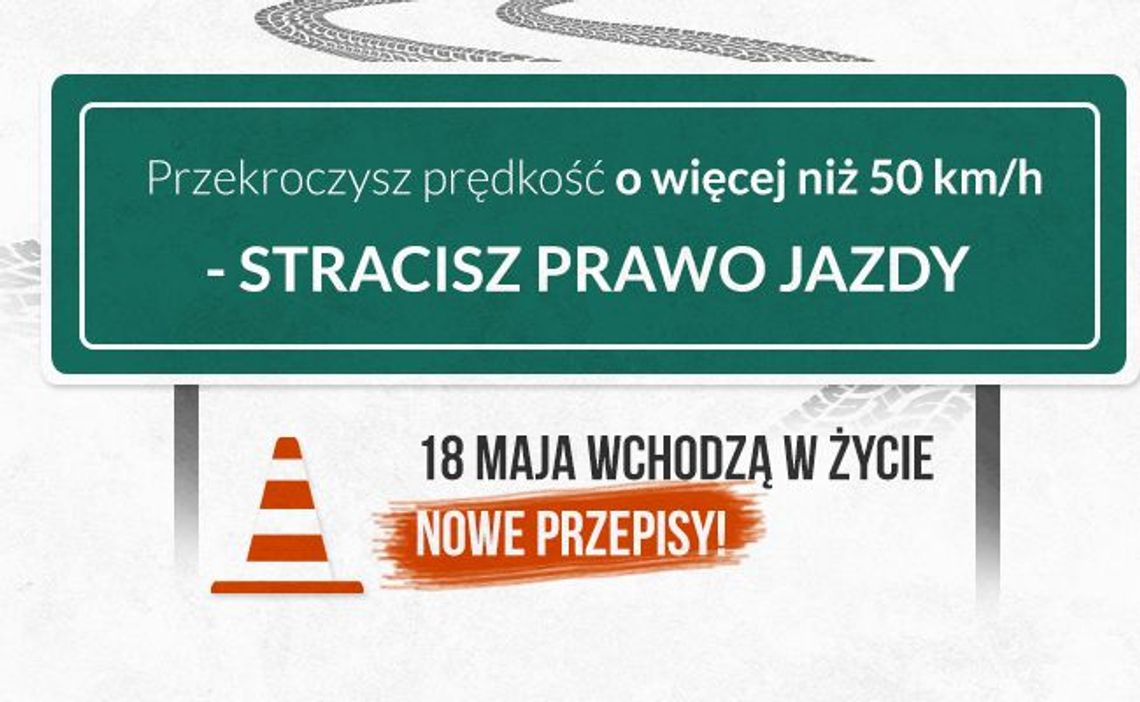 Surowsze kary dla piratów drogowych i pijanych kierowców