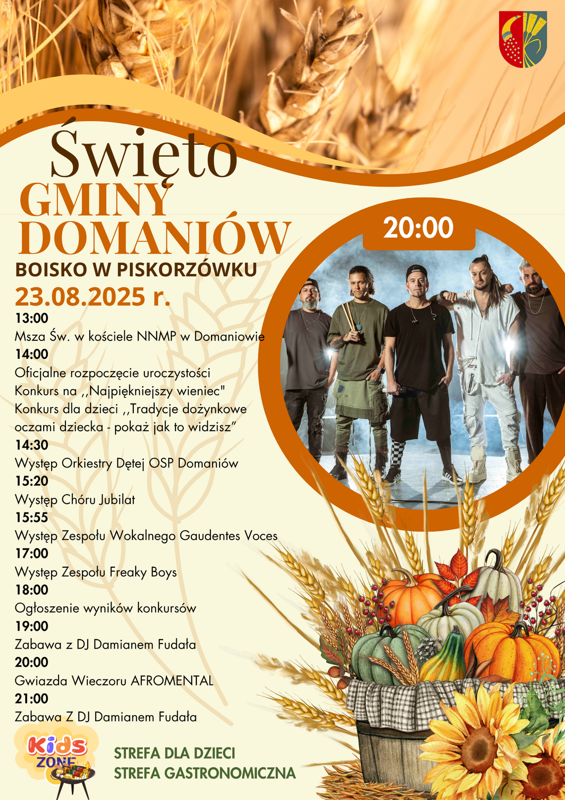 Święto Gminy Domaniów, czyli dożynki tuż tuż...