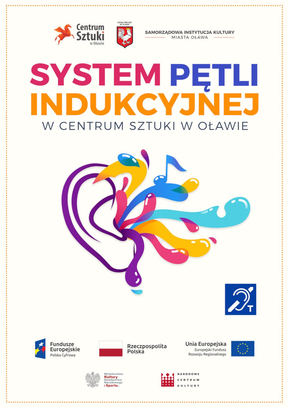 System pętli indukcyjnej w Centrum Sztuki