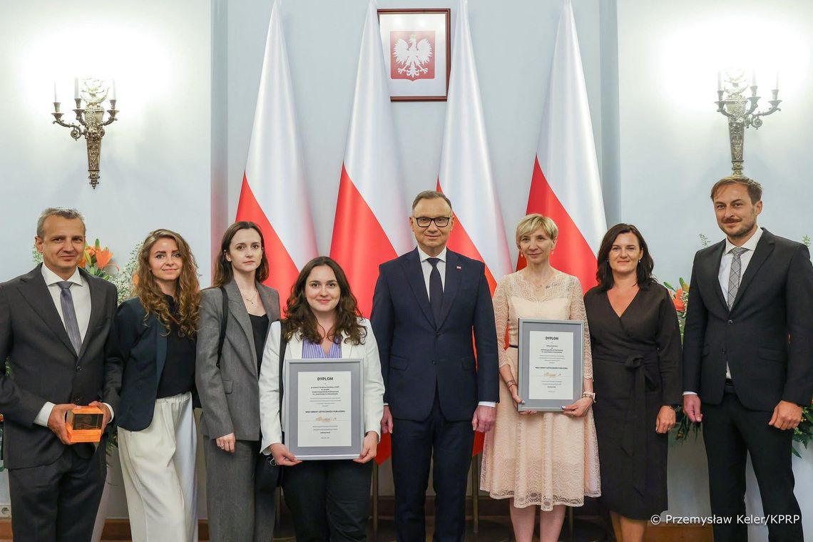 Szkoła z Domaniowa nagrodzona przez prezydenta Andrzeja Dudę