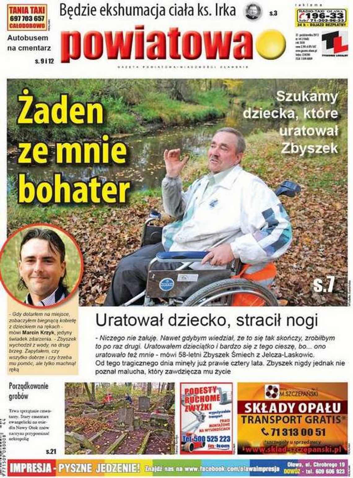 Szukamy dziecka, które uratował Zbyszek