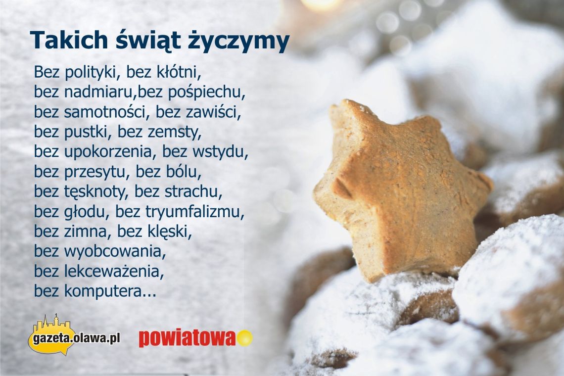 Takich świąt życzymy!