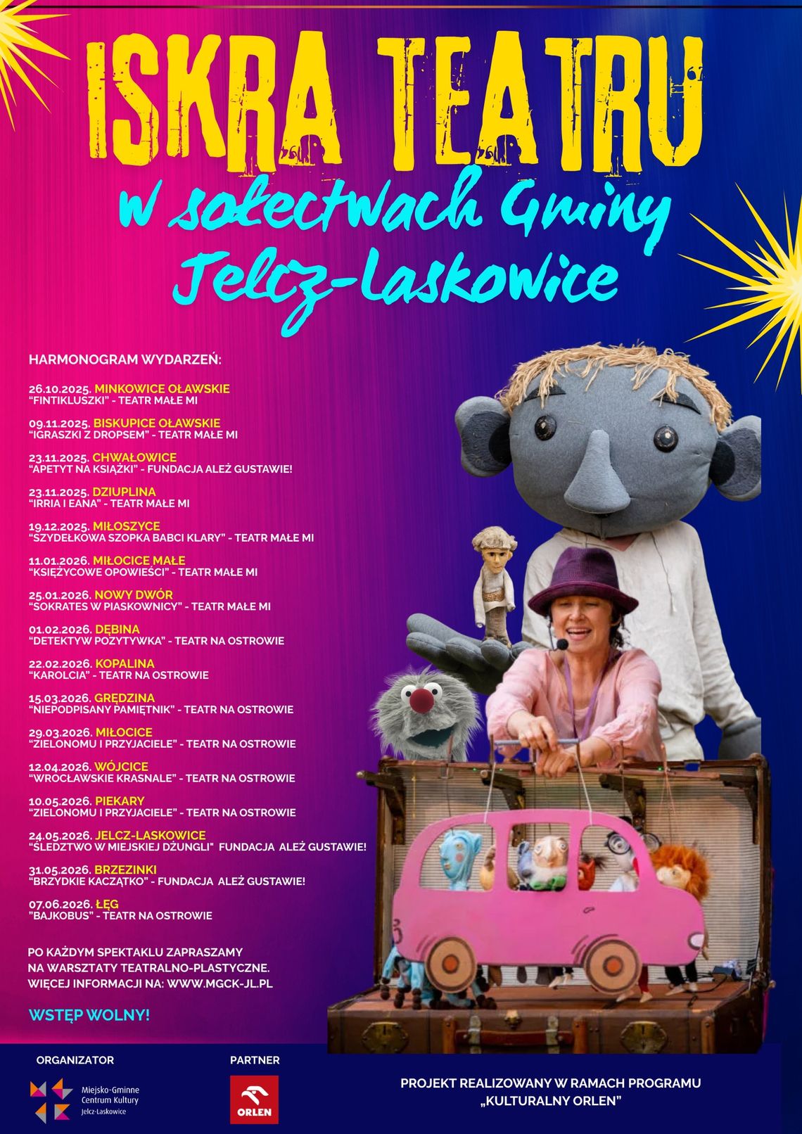 Teatr będzie w Twojej wsi? Sprawdź!