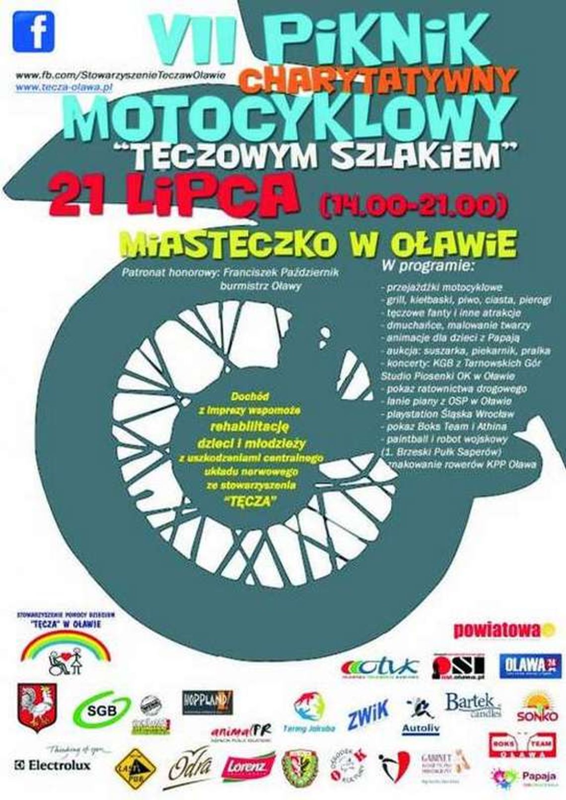 "Tęcza" zaprasza na "Piknik motocyklowy" "Tęcza" zaprasza na "Piknik motocyklowy"