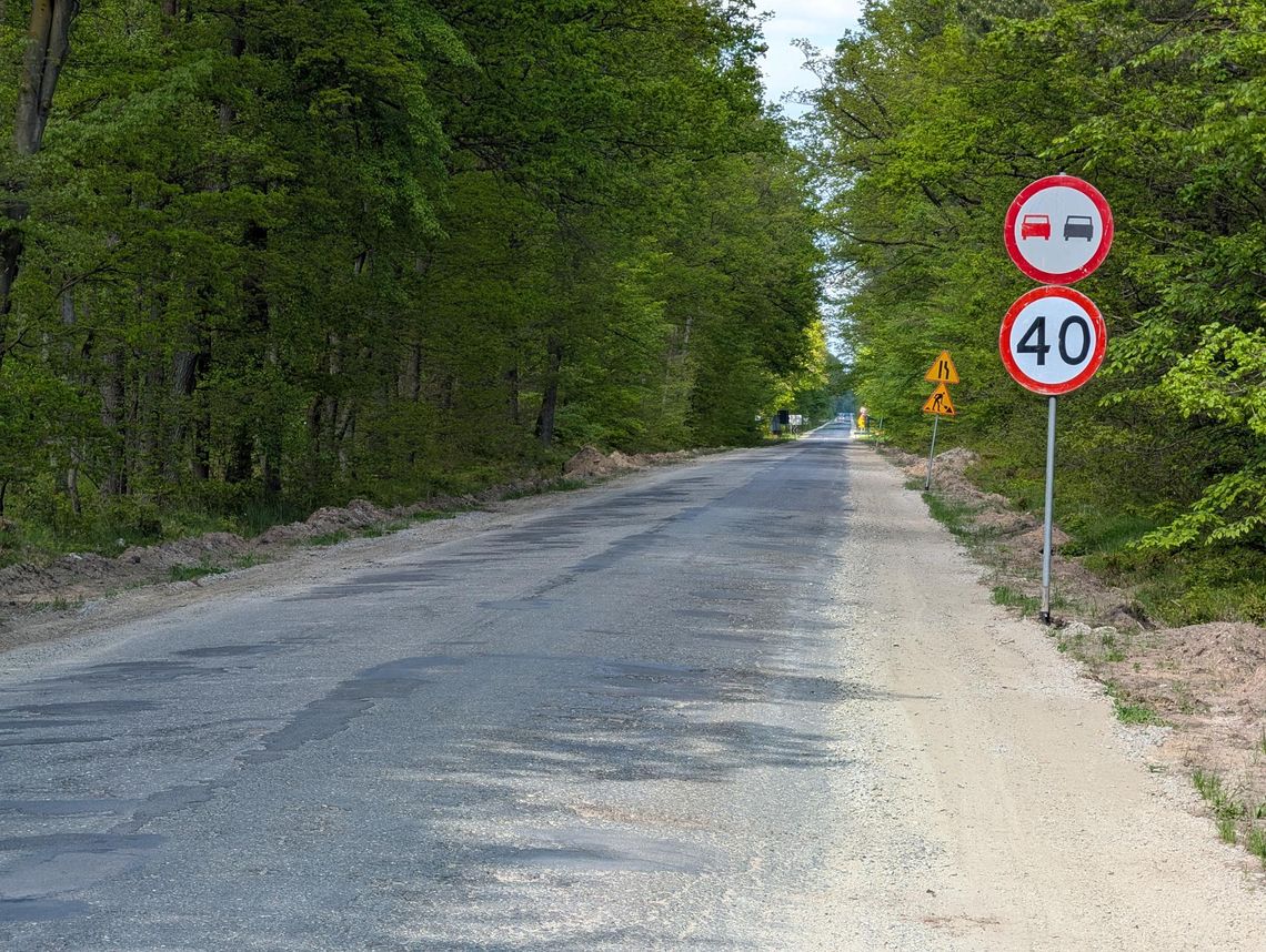 Ten kawałek drogi od poniedziałku nieprzejezdny