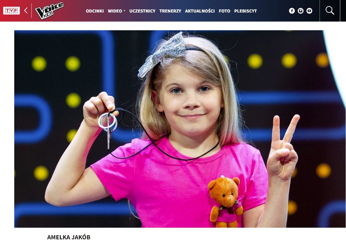 The Voice Kids. Możesz zagłosować na Amelkę z J-L