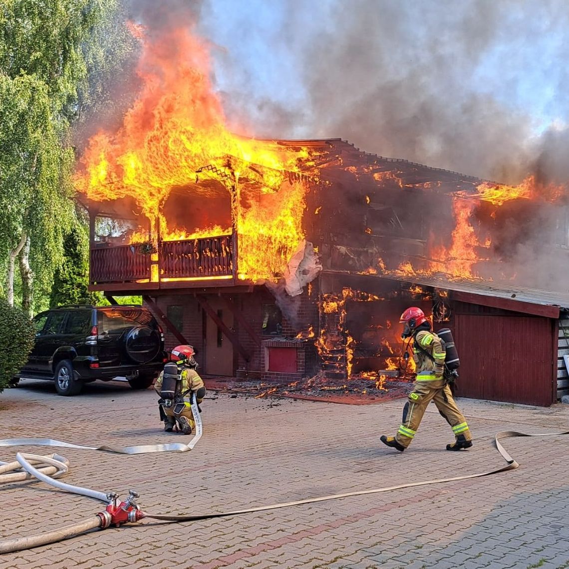 To był naprawdę groźny pożar