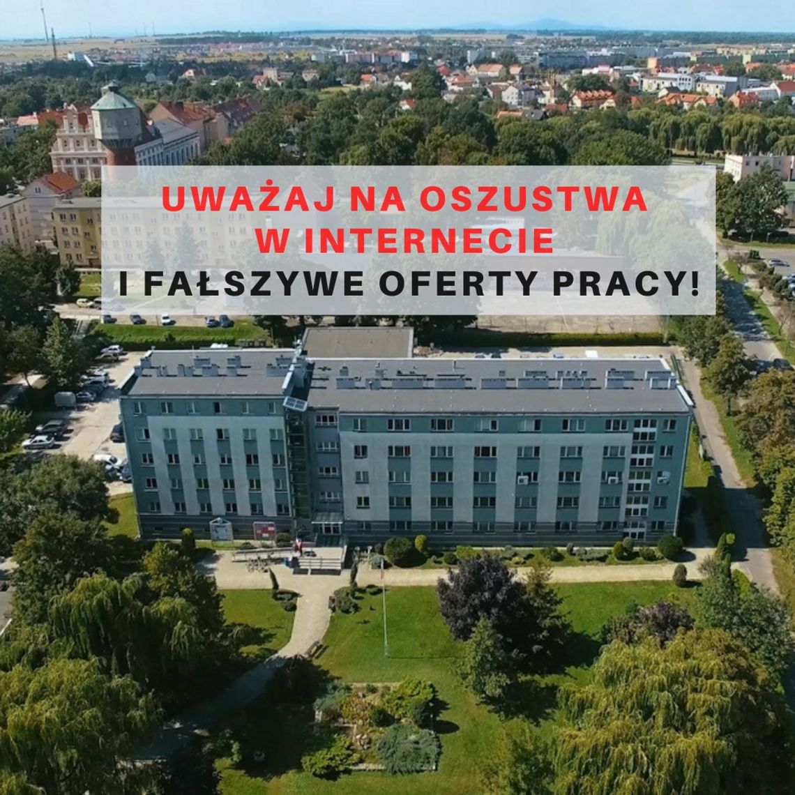 To fałszywka. Starostwo Powiatowe nie oferuje takiej pracy