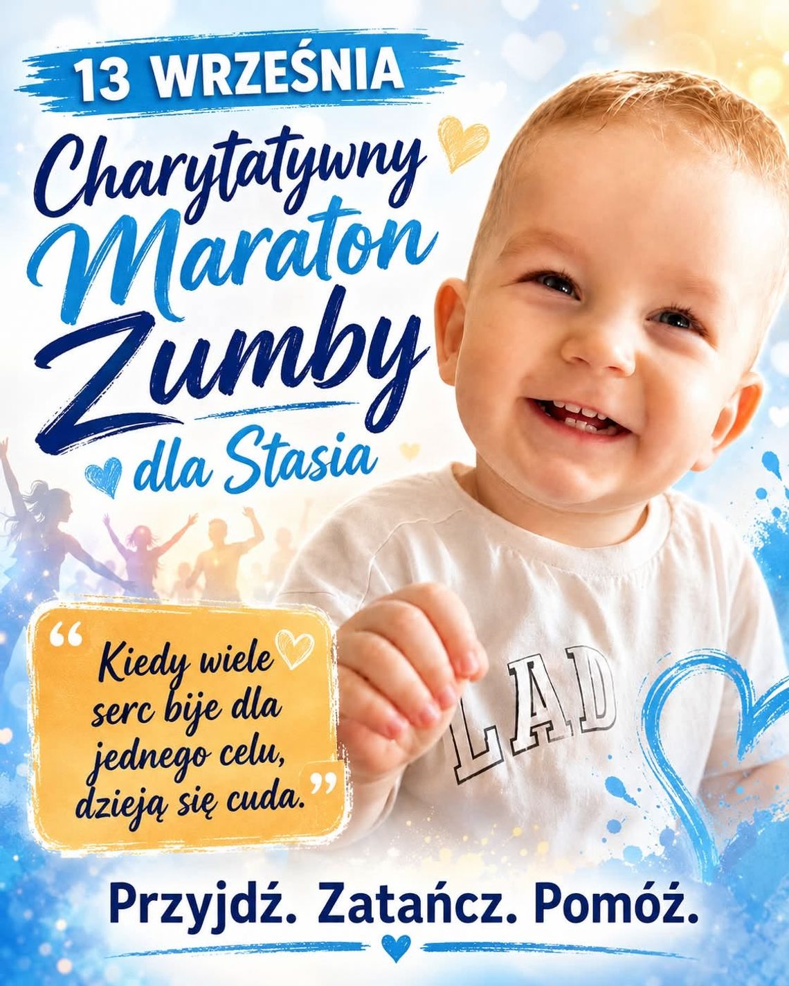 To już dziś! Zumba dla Stasia Borunia To już dziś! Zumba dla Stasia Borunia