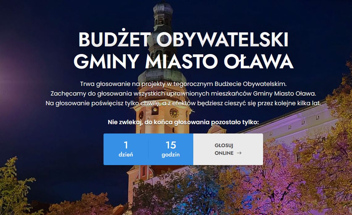 To już ostatnie chwile na głosowanie w budżecie obywatelskim