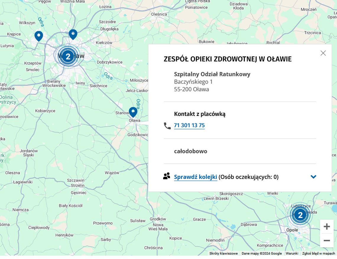 Tu sprawdzisz kolejkę na Szpitalnym Oddziale Ratunkowym (SOR)