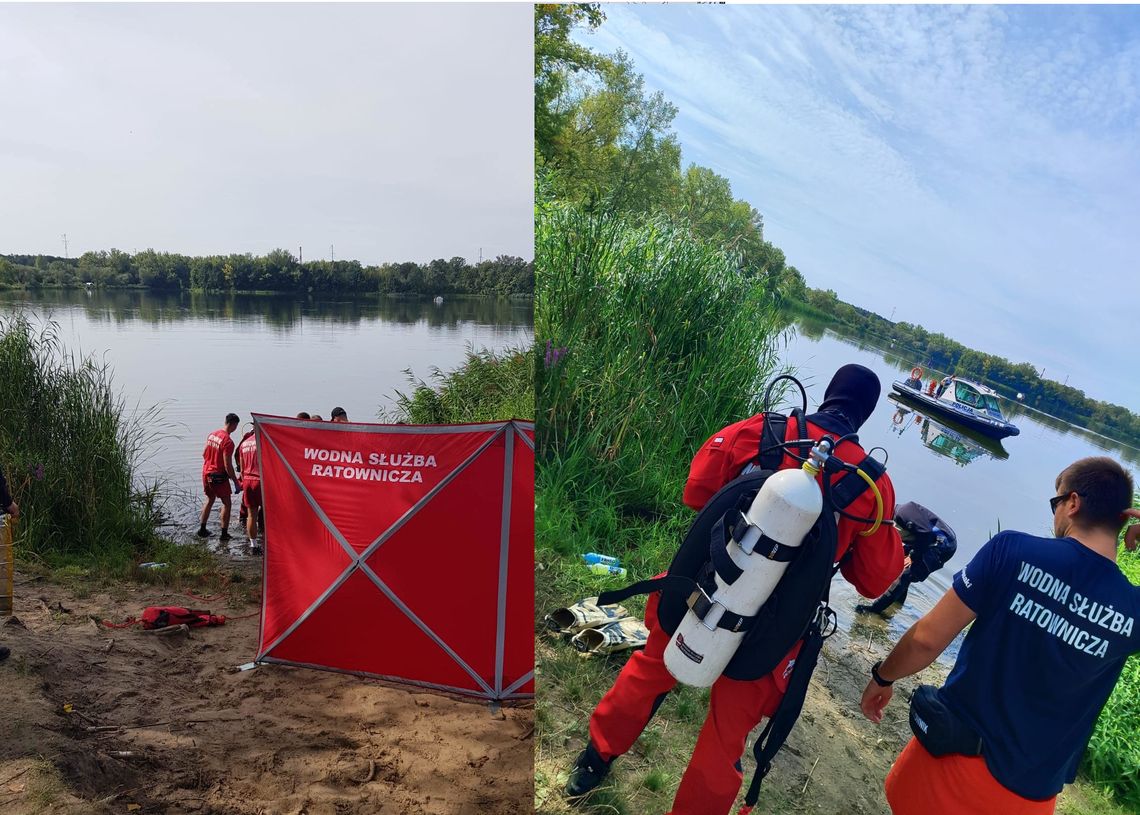 Tragiczny finał kąpieli w jeziorze. Dwie osoby nie żyją