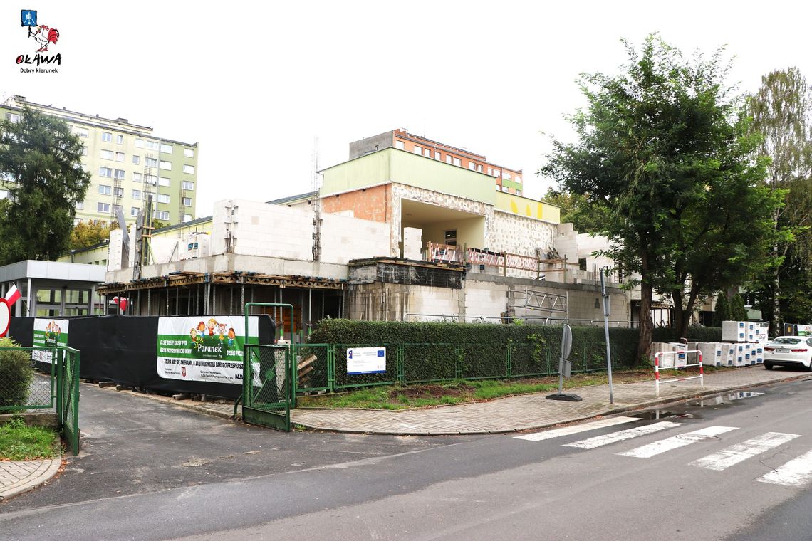 Trwa rozbudowa żłobka "Poranek". Zakończono pierwszy etap prac Trwa rozbudowa żłobka "Poranek". Zakończono pierwszy etap prac