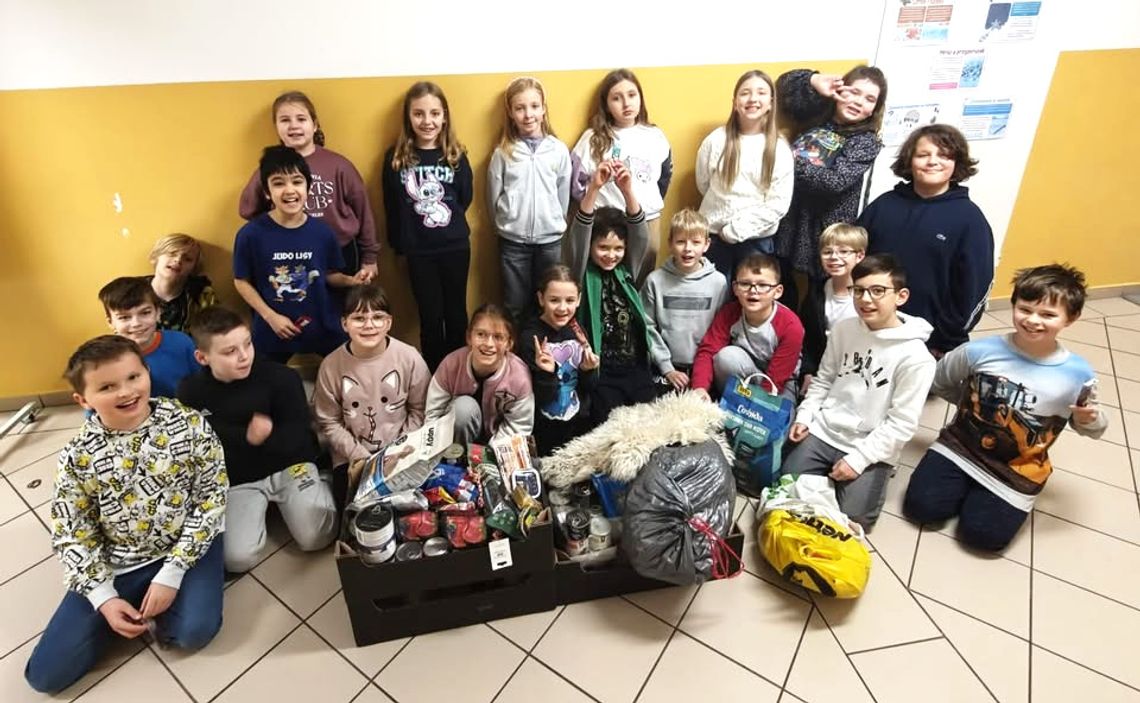 Trzecioklasiści wsparli oławskie schronisko