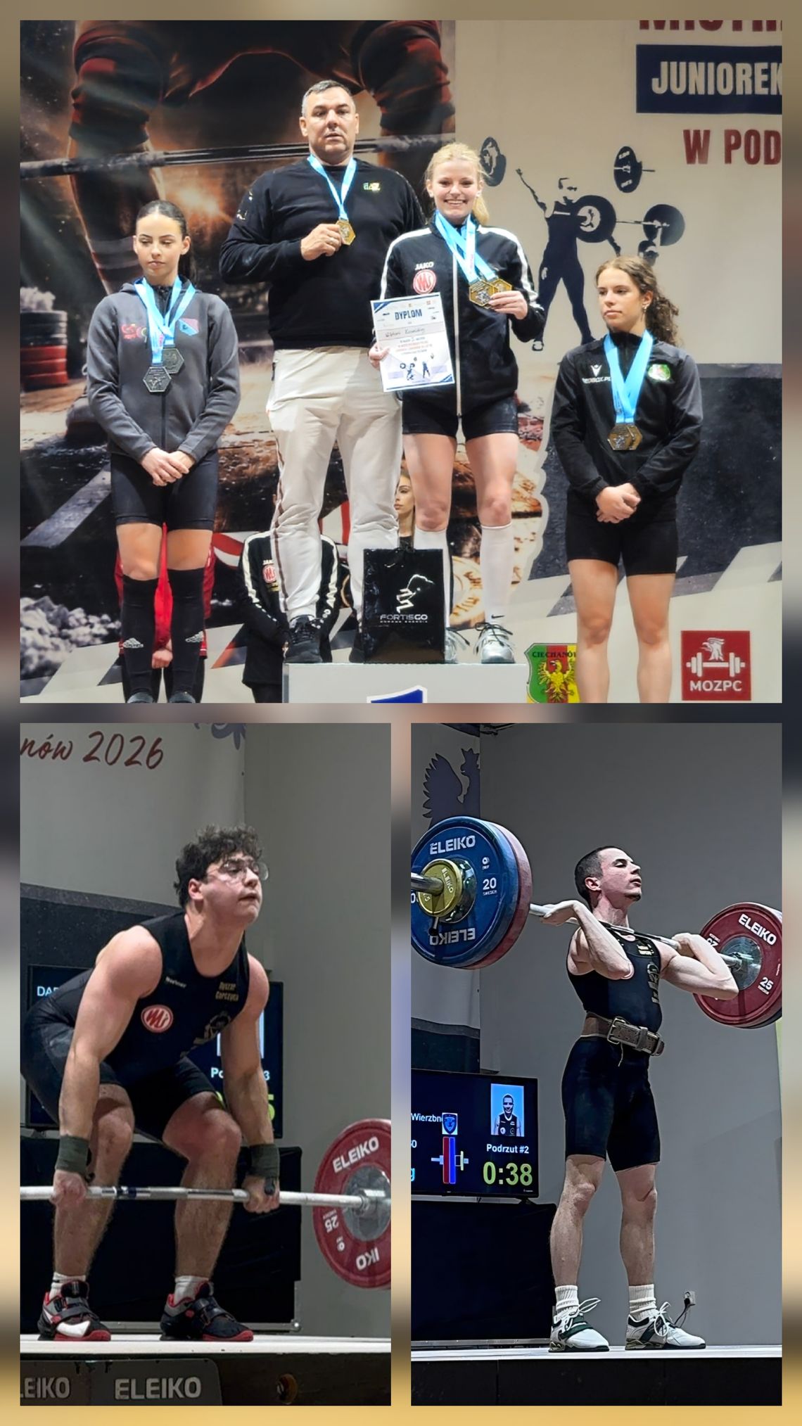 Trzy medale dla LKS Polwica Wierzbno na mistrzostwach Polski juniorów