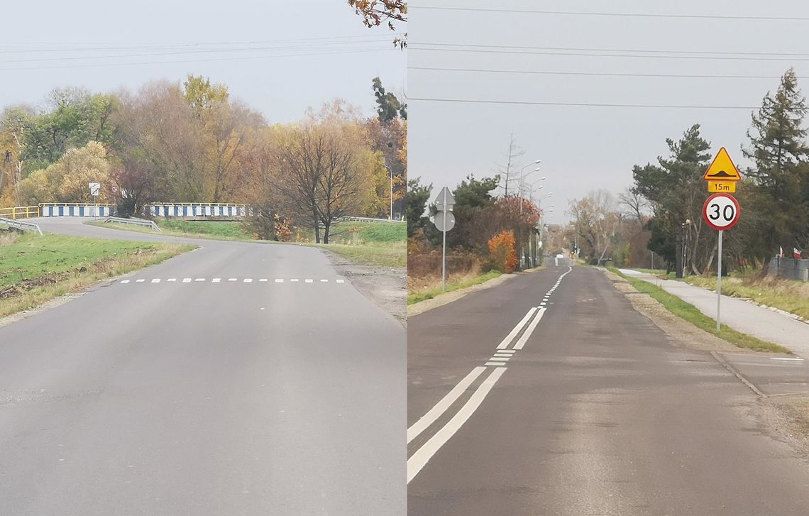 Tu są znaki, a nie ma progów, a tam są progi, ale... nie ma znaków