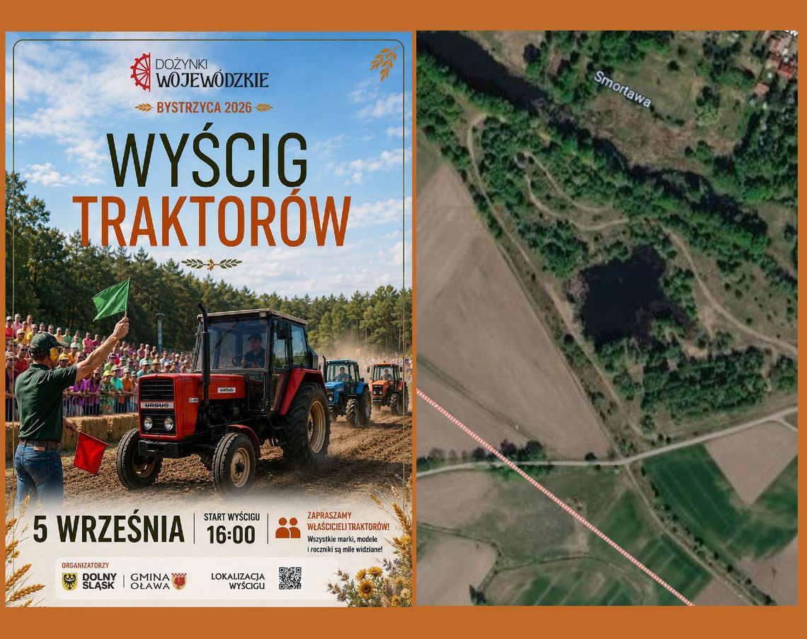 Tu się rozegra wyścig traktorów! Masz jeszcze tydzień na zgłoszenie swojej maszyny Tu się rozegra wyścig traktorów! Masz jeszcze tydzień na zgłoszenie swojej maszyny