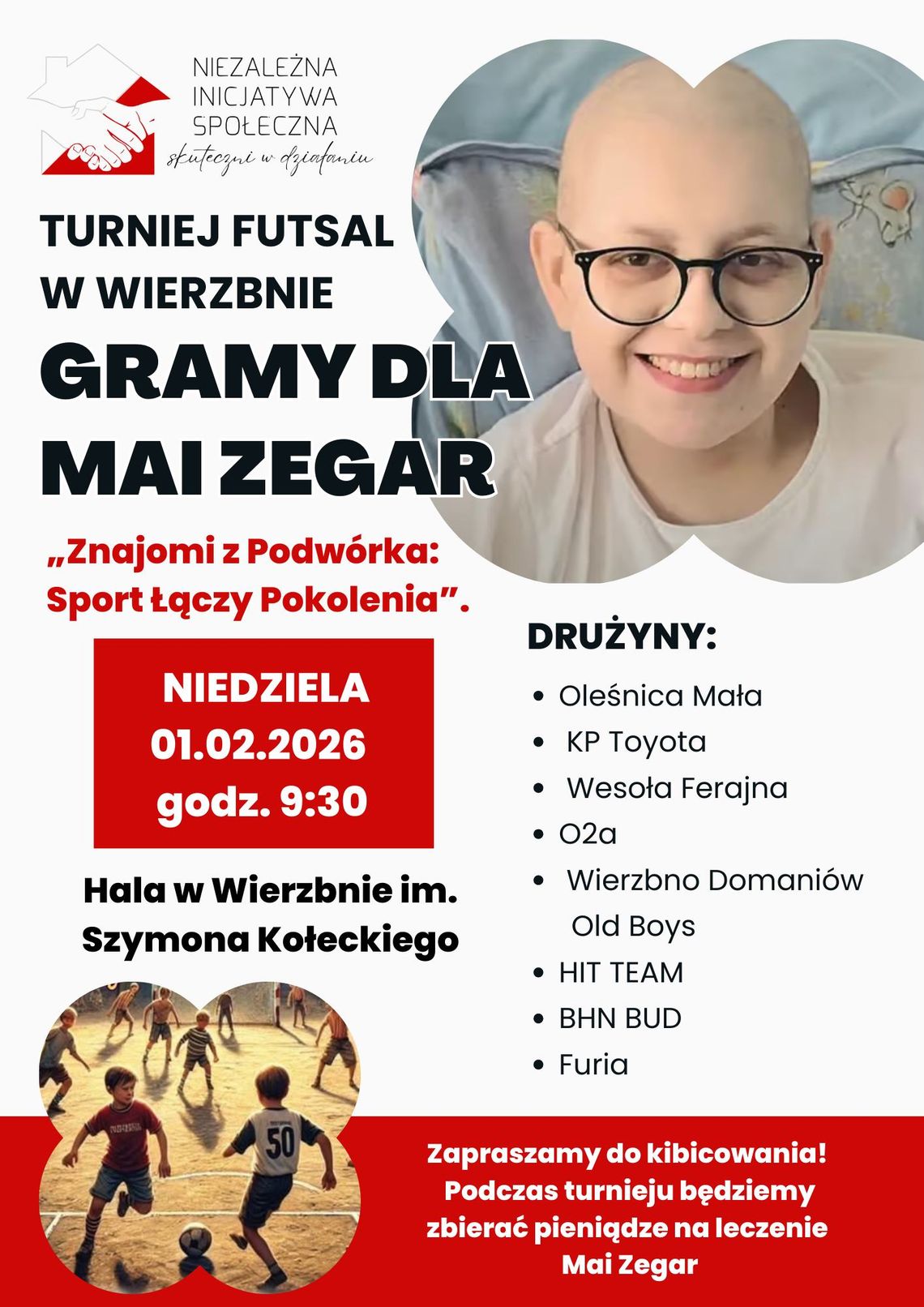 Turniej futsalu dla Mai Zegar