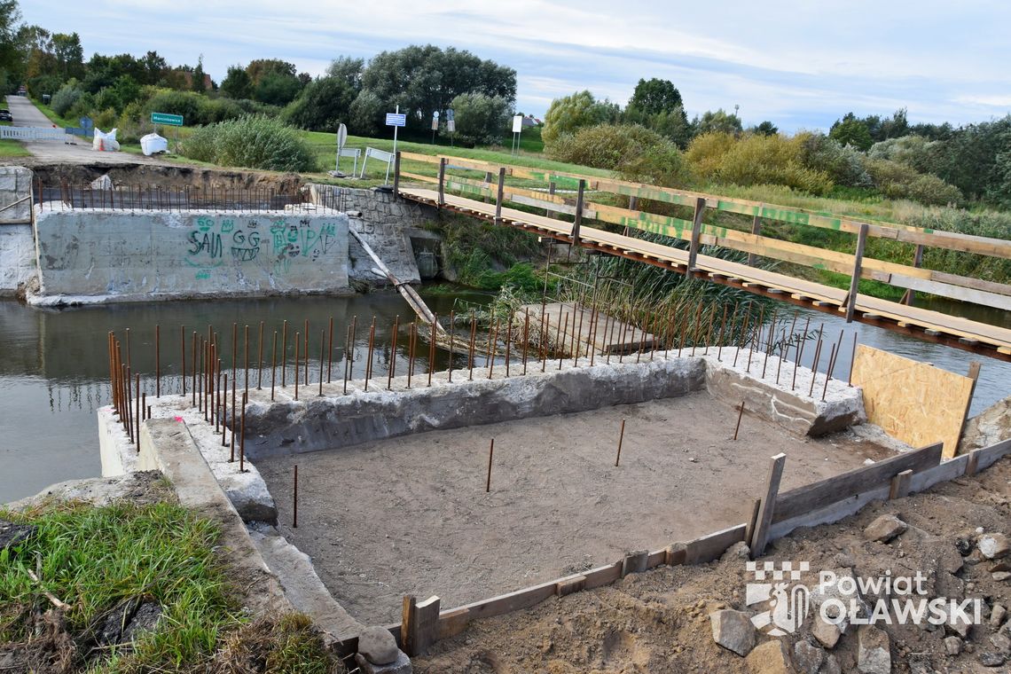 Tutaj trwa przebudowa mostu