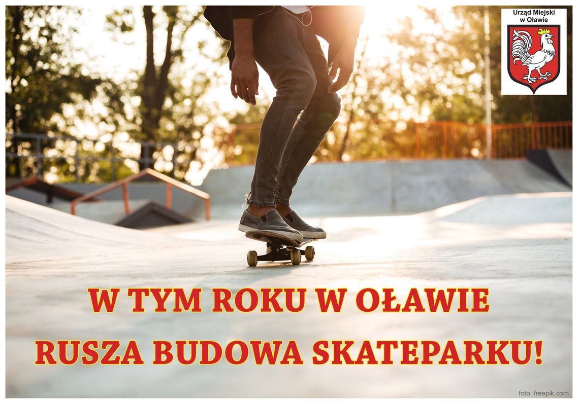 Umowa na skatepark w Oławie podpisana! 