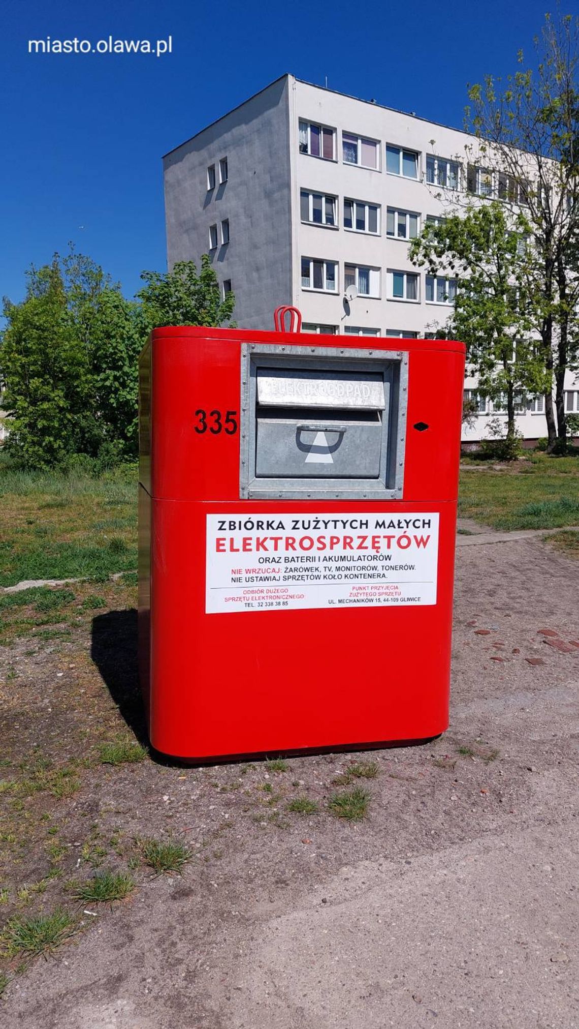 Urząd przypomina o pojemnikach na małe elektrosprzęty