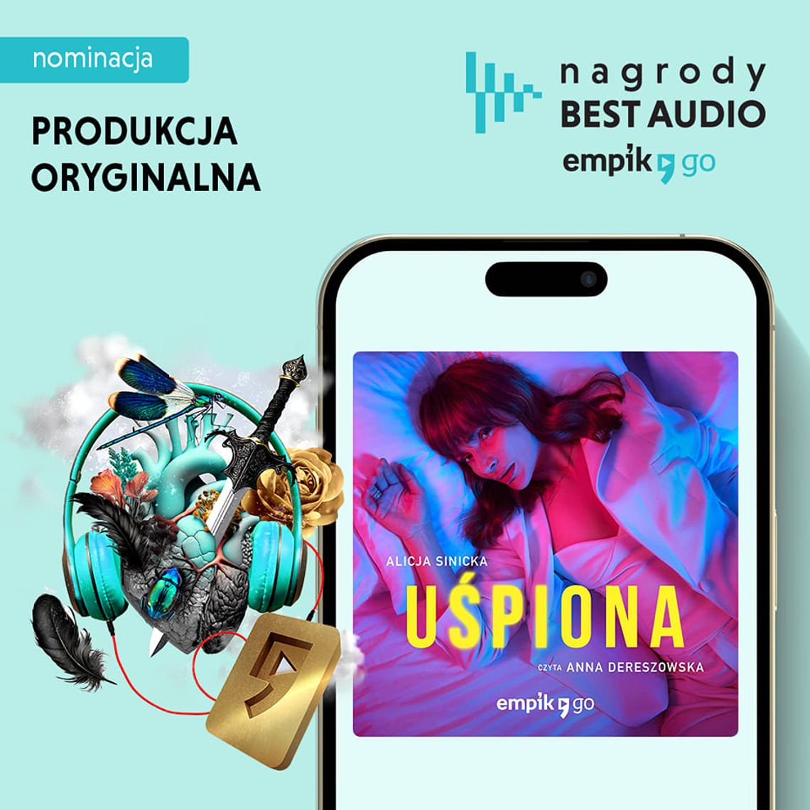 "Uśpiona" Alicji Sinickiej nominowana do nagrody BEST AUDIO "Uśpiona" Alicji Sinickiej nominowana do nagrody BEST AUDIO