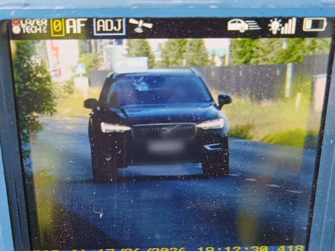 Utrata prawka na 3 miesiące i wysoki mandat. Tak kończy się zbyt szybka jazda Policja Oława