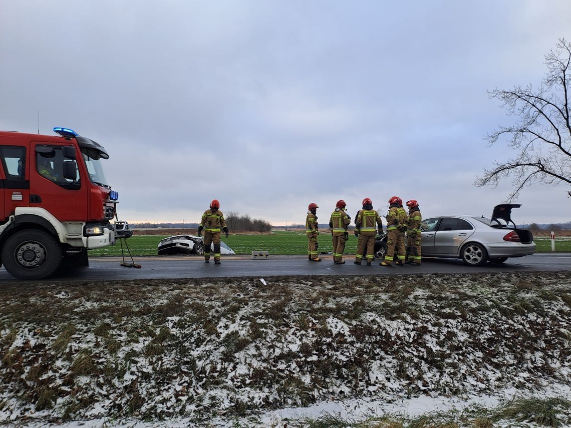 UWAGA! Groźny wypadek na trasie Oława - Wrocław. Droga zablokowana