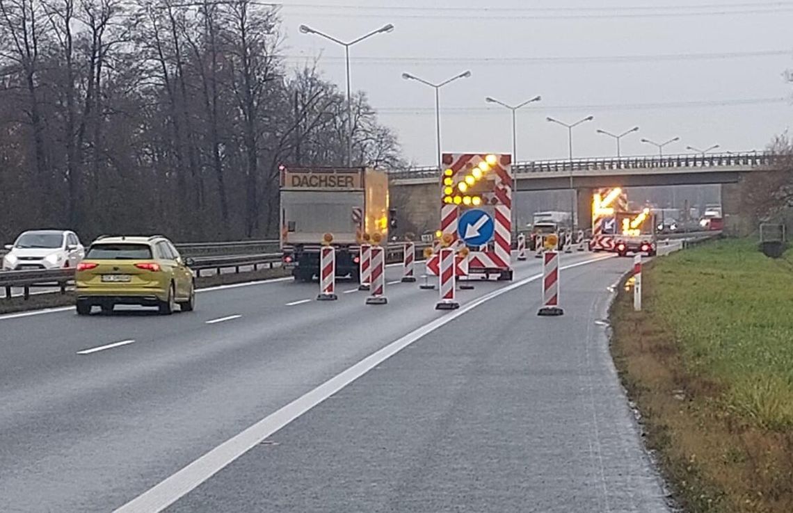 UWAGA! Rozpoczyna się remont na A4 pomiędzy Brzezimierzem a Brzegiem