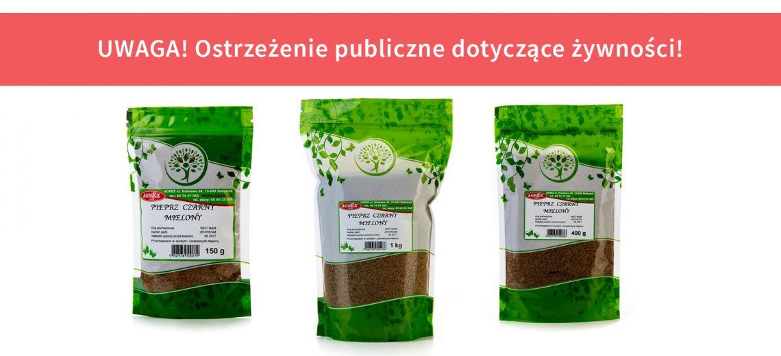 UWAGA! Salmonella w pieprzu, zobacz co kupiłeś