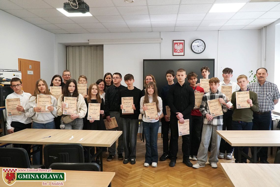 VII Gminny Konkurs Historyczny za nami! Gmina Oława