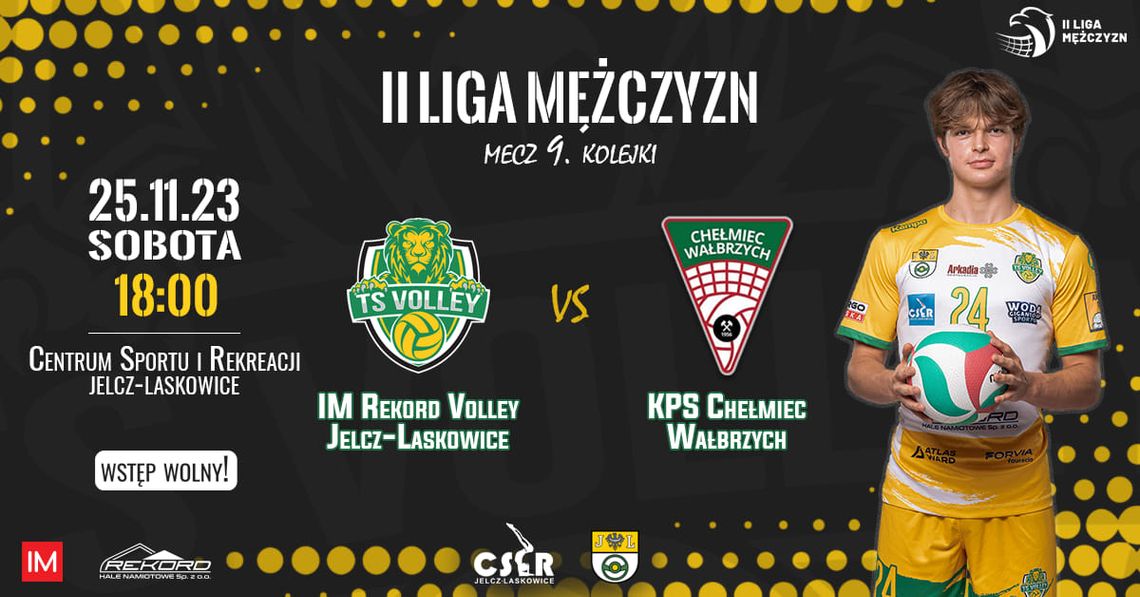 "Volley" gra u siebie. Będzie zwycięstwo z rywalem z Wałbrzycha?