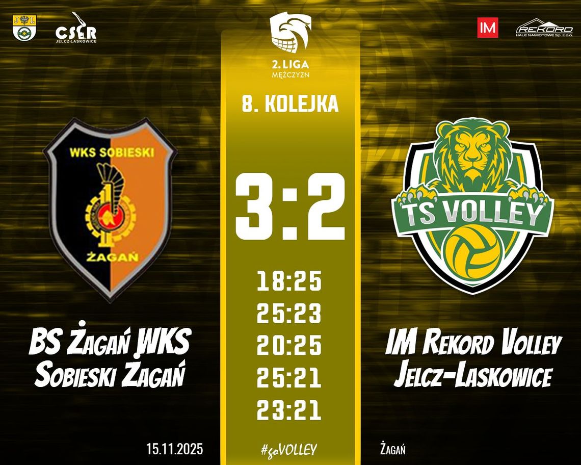 "Volley" przegrał pierwszy raz w sezonie