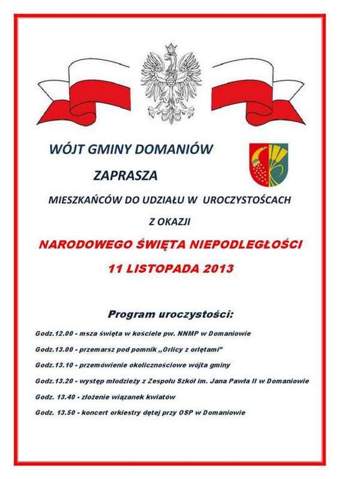 W Domaniowie też świetują