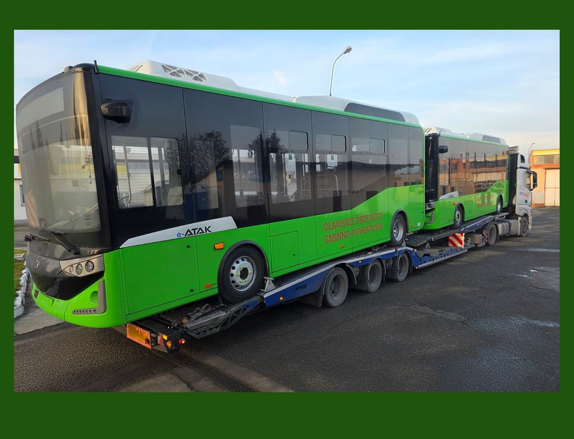 W Oławie już są elektryczne autobusy. Kiedy wyjadą na ulice miasta?