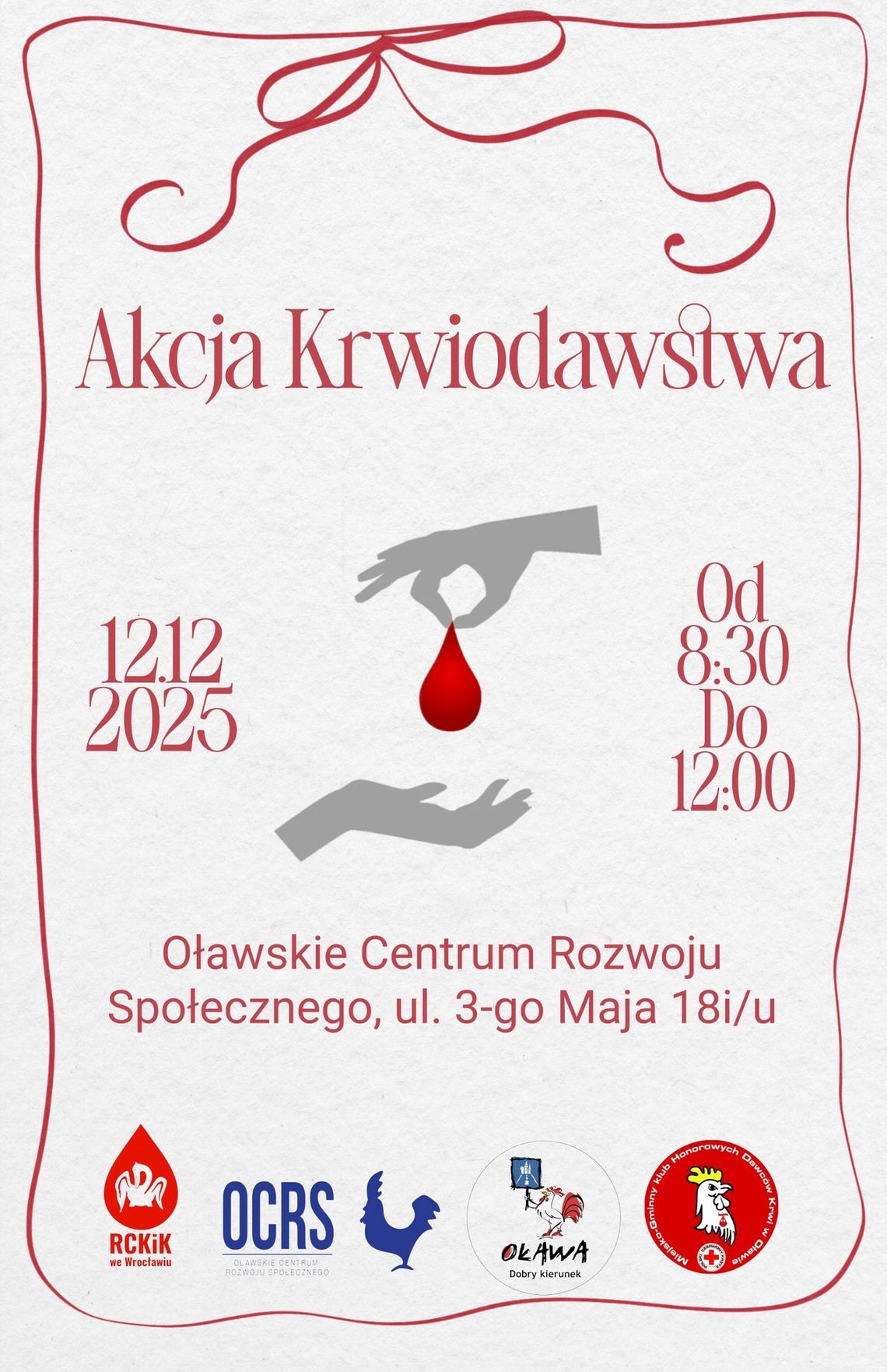 W piątek oddaj krew W piątek oddaj krew