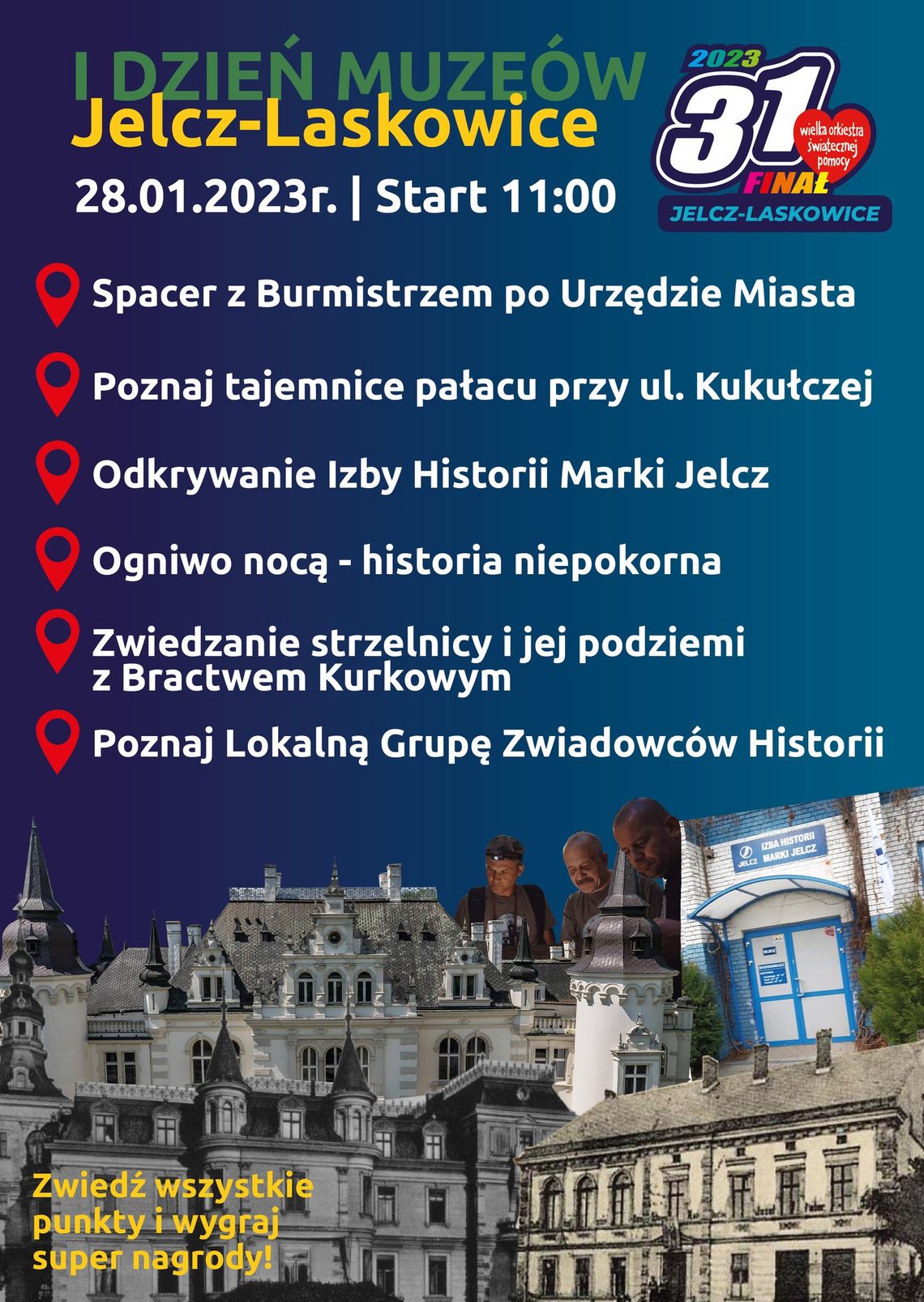 W ramach WOŚP "dzień muzeów" W ramach WOŚP "dzień muzeów"
