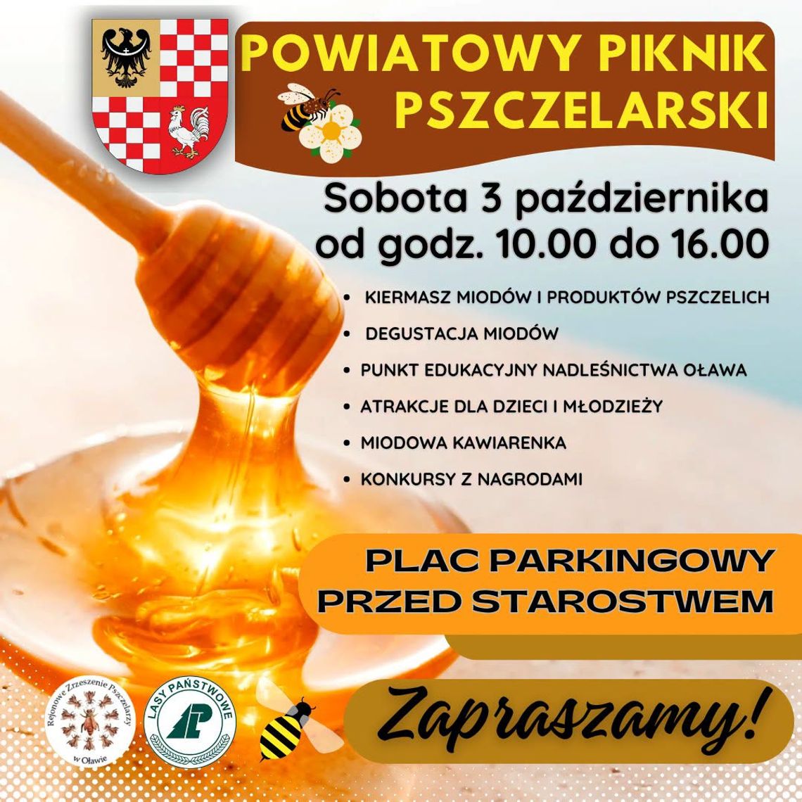 W sobotę 3 października powiatowy piknik pszczelarski W sobotę 3 października powiatowy piknik pszczelarski