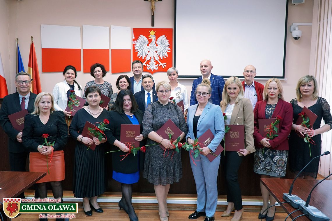 W Urzędzie Gminy Oława odbyło spotkanie z okazji Dnia Edukacji Narodowej