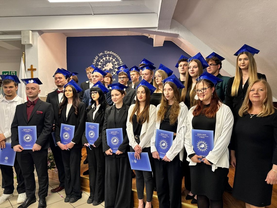 W Zespole Szkół im. Zjednoczonej Europy też pożegnali absolwentów