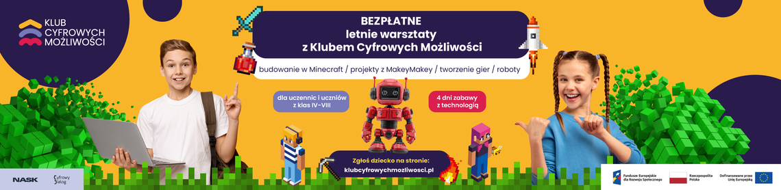 Wakacje 2026 z Klubem Cyfrowych Możliwości w Oławie!