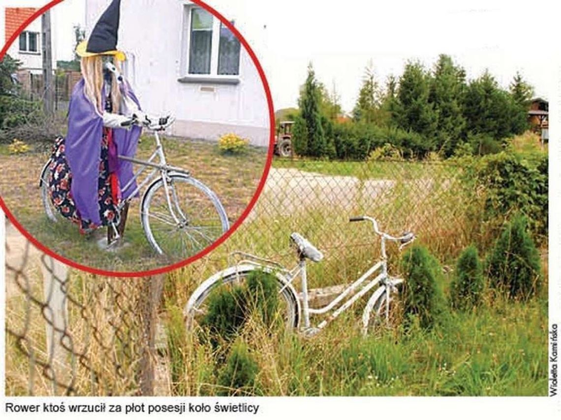 Wandale zniszczyli rower